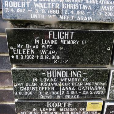 FLICHT Eileen nee REAP 1902-1980