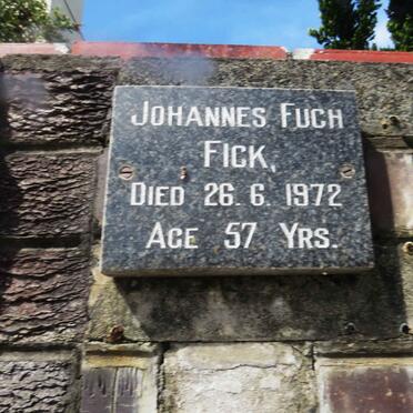 FICK Johannes Fuch -1972