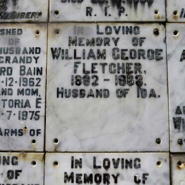 FLETCHER William George 1892-1963