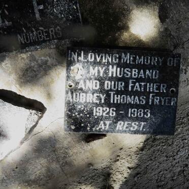 FRYER Aubrey Thomas 1926-1983