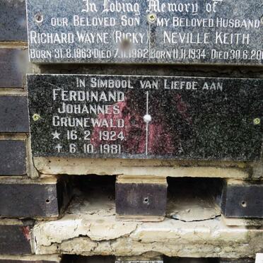 GRUNEWALD Ferdinand Johannes 1924-1981