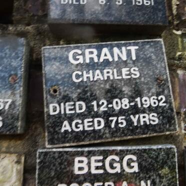 GRANT Charles -1962