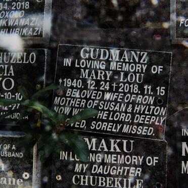 GUDMANZ Mary-Lou 1940-2018