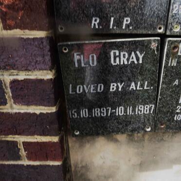 GRAY Flo 1897-1987