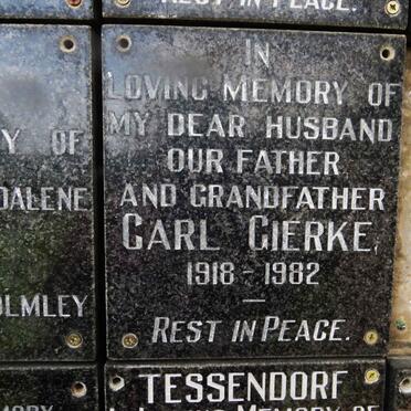 GIERKE Carl 1918-1982