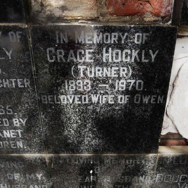 HOCKLY Grace nee TURNER 1893-1970