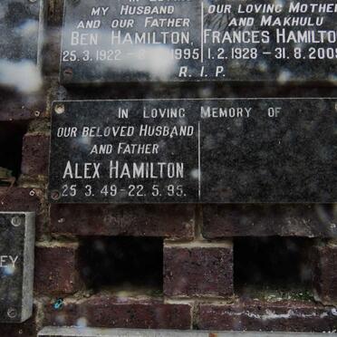 HAMILTON Alex 1949-1995