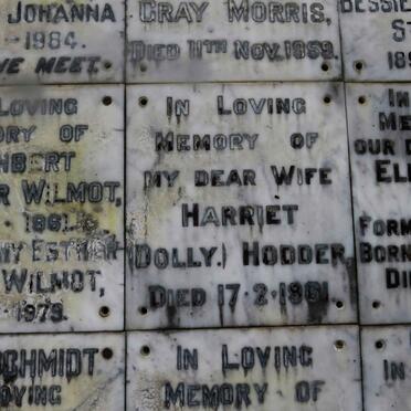 HODDER Harriet -1961