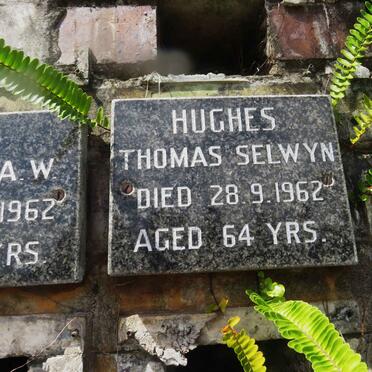 HUGHES Thomas Selwyn -1962