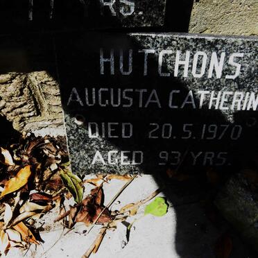 HUTCHONS Augusta Catherine -1970