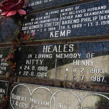 HEALES Henry 1903-1987 &amp; Kitty 1908-1984