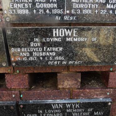 HOWE Roy 1917-1985