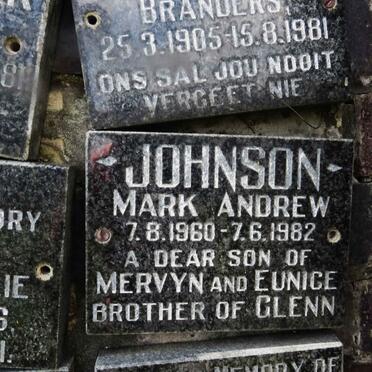 JOHNSON Mark Andrew 1960-1982