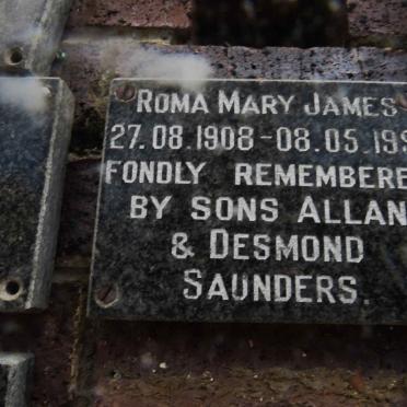 JAMES Roma Mary 1908-1991