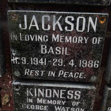 JACKSON Basil 1941-1986