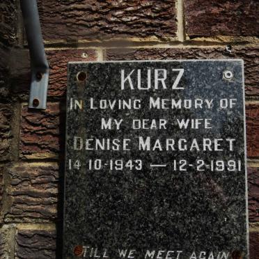 KURZ Denise Margaret 1943-1991