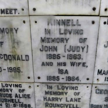KINNELL John 1895-1963 &amp; Isa 1895-1964