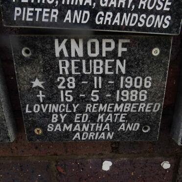 KNOPF Reuben 1906-1986