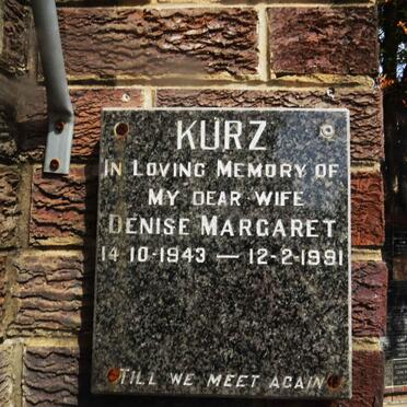 KURZ Denise Margaret 1943-1991