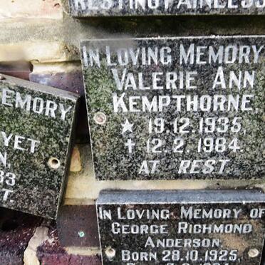 KEMPTHORNE Valerie Ann 1935-1984