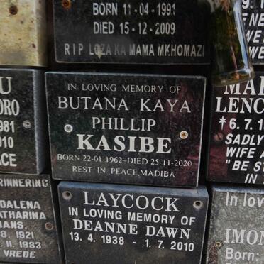 KASIBE Butana Kaya Phillip 1962-2020