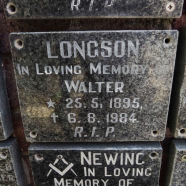 LONGSON Walter 1895-1984