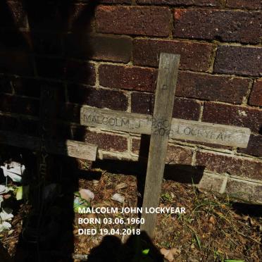 LOCKYEAR Malcolm John 1960-2018