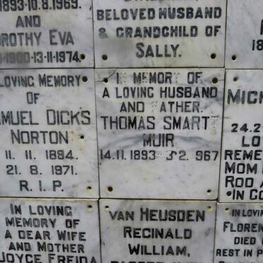 MUIR Thomas Smart 1893-1967