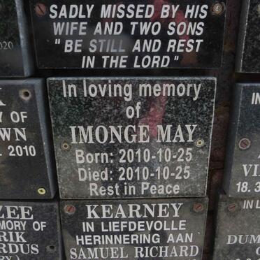 MAY Imonge 2010-2010