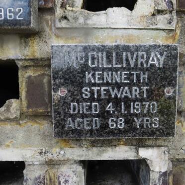 MCGILLIVRAY Kenneth Stewart -1970