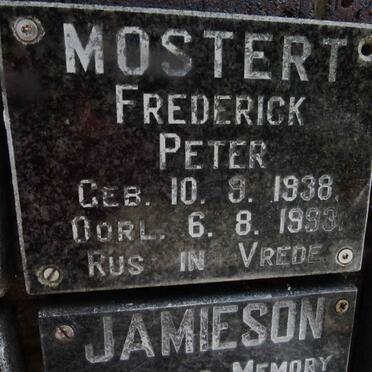 MOSTERT Frederick Peter 1938-1993
