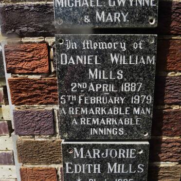 MILLS Daniel William 1887-1979