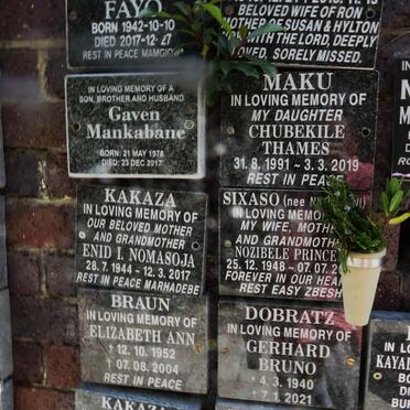 MANKABANE Gaven 1978-2017