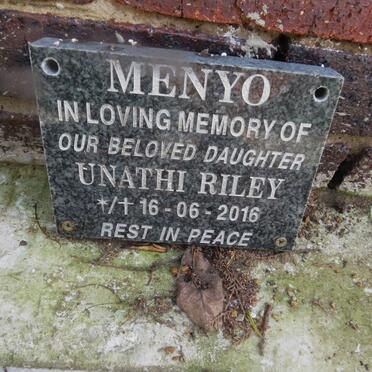MENYO Unathi Riley 2016-2016