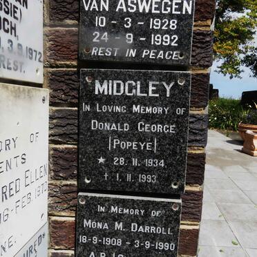 MIDGLEY Donald George 1934-1993