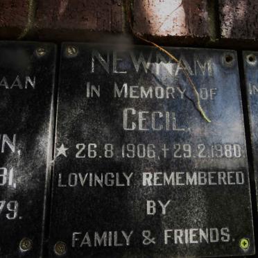 NEWNAM Cecil 1906-1980