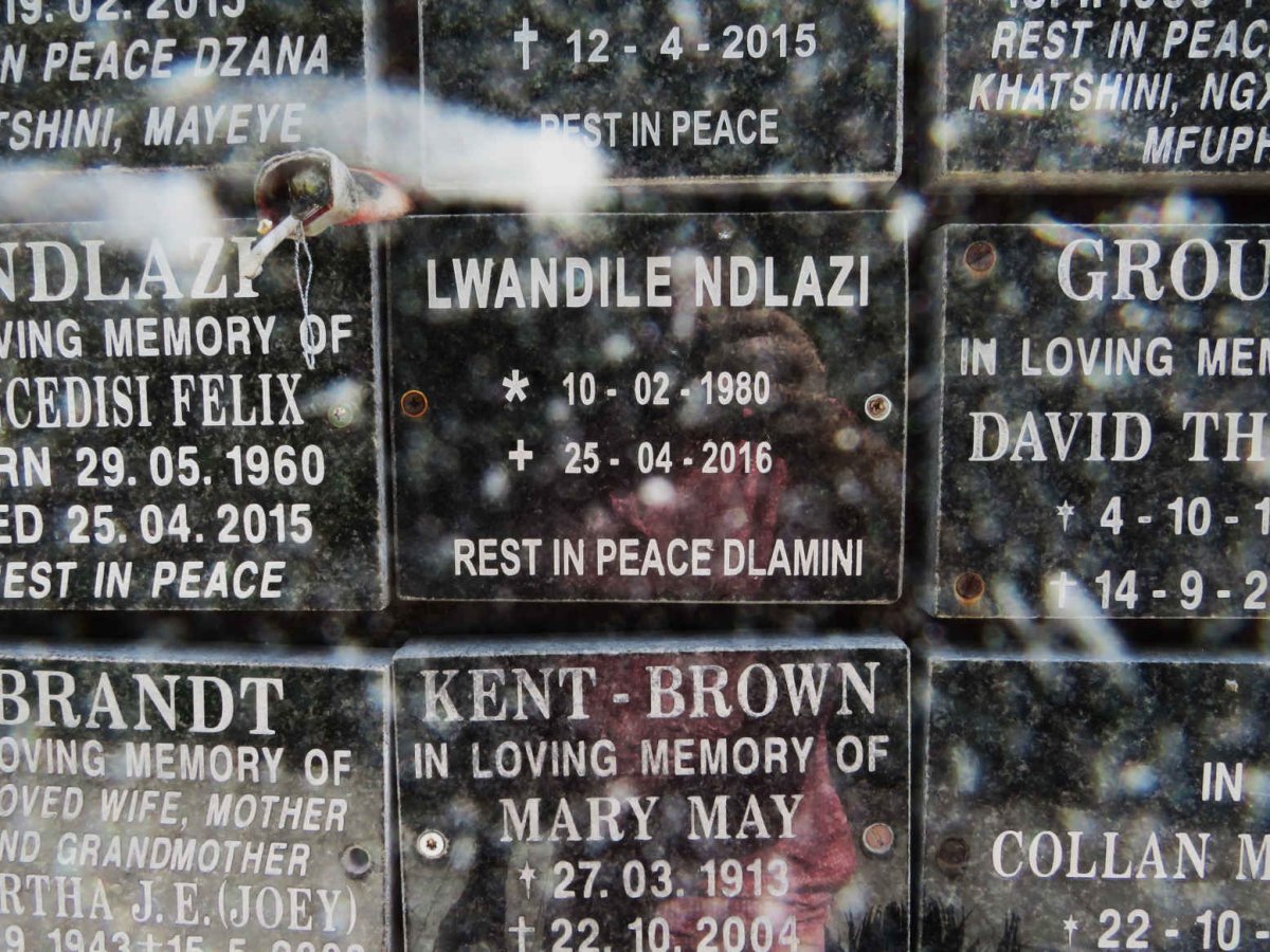 NDLAZI Lwandile 1980-2016