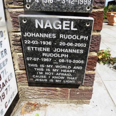 NAGEL Johannes Rudolph 1936-2003 :: NAGEL Ettiene Johannes Rudolph 1967-2005