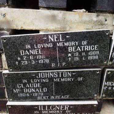 NEL Daniel 1911-1978 &amp; Beatrice 1909-1998