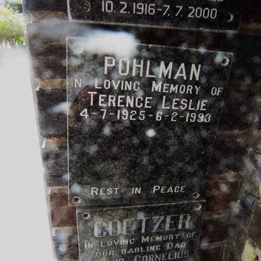 POHLMAN Terence Leslie 1925-1993