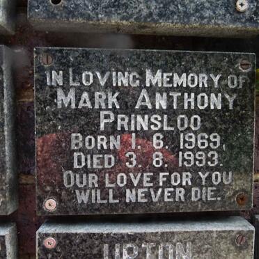PRINSLOO Mark Anthony 1969-1993