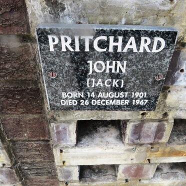 PRITCHARD John 1901-1967