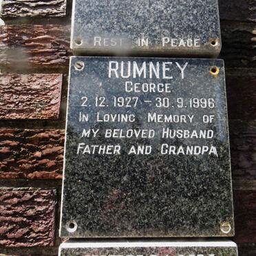 RUMNEY George 1927-1996