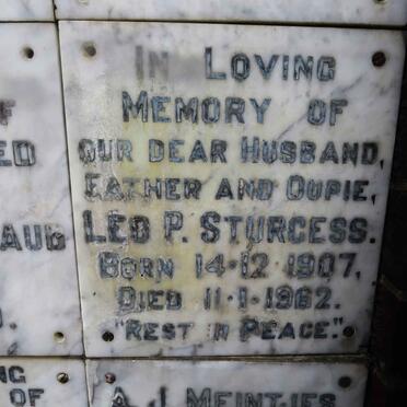 STURGESS Leo P. 1907-1962