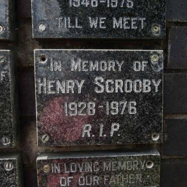 SCROOBY Henry 1928-1976