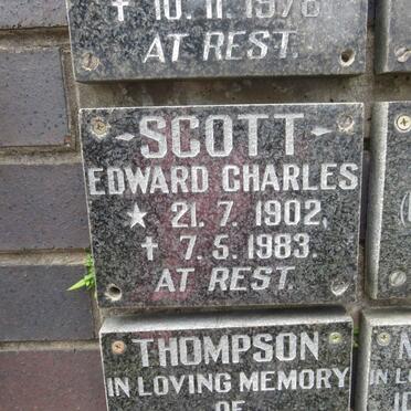 SCOTT Edward Charles 1902-1983