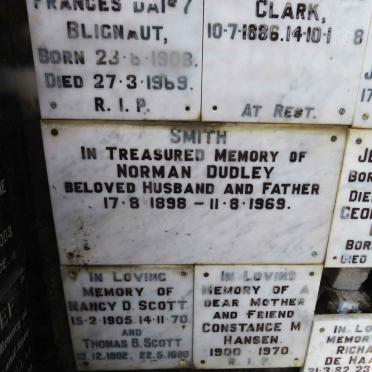 SMITH Norman Dudley 1898-1969