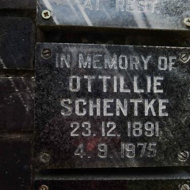 SCHENTKE Ottillie 1891-1975