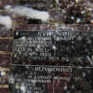 STRUNCK Colin Noel 1941-1989