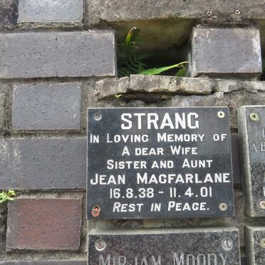 STRANG Jean Macfarlane 1938-2001